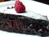 Fondant chocolat et framboises