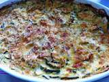 Gratin de courgettes au gouda au cumin