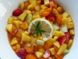 Minestrone de fruits d’été à la verveine