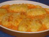 Quenelles de volaille gratinées