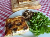 Quiche au jambon et Saint Agur