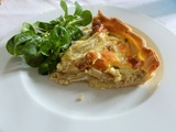 Quiche ch’ti, endives et crevettes grises