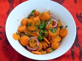 Salade de carottes cuites au cumin