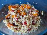 Salade de quinoa, butternut et grenade