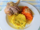 Souris d’agneau confites au cumin et jus d’orange