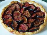 Tarte feuilletée aux figues tout simplement