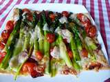 Tarte fine aux asperges