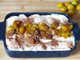 Tiramisu aux mirabelles