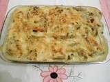 Gratin de pates aux legumes