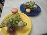 Salade de kiwis et macarons