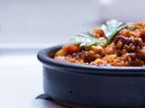 Chili con quinoa (ou chili sin carne au quinoa)