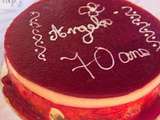 Entremet passion-framboise