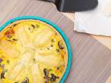 Quiche champignons et reblochon