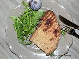 Croque-monsieur au chèvre, figues, canard et roquette / Goat cheese, figs, duck and arugula croque-monsieur