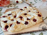 Focaccia aux cerises noires et Ossau Iraty, direction le Pays Basque