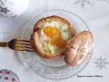 Oeuf cocotte au saumon fumé dans son pain cocotte Jour 14 🎄 / Eggs cocotte with smoked salmon in a cocotte bread Day 14