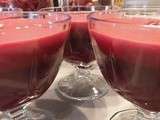 Jus de pommes, betteraves rouges et citron