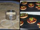 Mini-pizza apéritives – Vegan