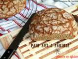 Pains aux 3 farines, pauvre en gluten – Vegan