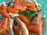 Poulet aux Carottes, Sauce Papaye (recette Saveurs Thermomix n°6)