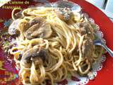 Spaghettis aux Champignons