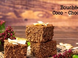 Bouchées coco - chocolat