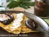 Crêpes à la farine de coco