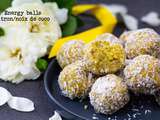 Energy balls au citron et à la noix de coco