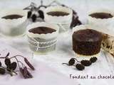 Fondants végétaliens au chocolat