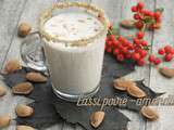 Lassi poire-amandine