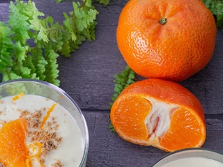 Mousse à la mandarine et au yuzu