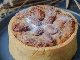 Tarte à la poire, fondant d'amande au vin de Marsala