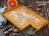 Tarte végétale amande-orange