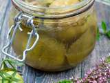 Tomates vertes à la russe en lacto-fermentation