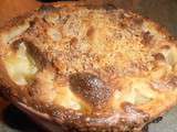 Gratin dauphinois au foie gras, gratiné à la poudre de noisette