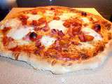 Pizza cuite sur pierre