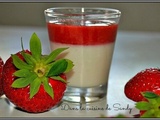 Panna cotta au Philadelphia et son coulis de fraises