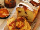 Brioche roulée au caramel et chocolat