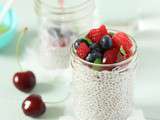 Chia pudding aux fruits rouges