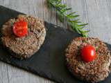 Galettes de riz & lentilles beluga – #Vegan