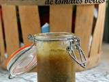 Ketchup de tomate verte – Vegan