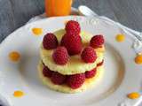 Mille feuilles : ananas~framboises & sauce à la mangue – #Vegan