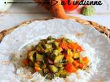 Poêlée de courgettes à l’indienne