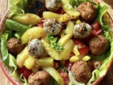 Salade de pommes de terre, falafels et fromage végétal : test validé pour le camping