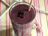 Smoothie givré coco-fruits rouges – #Vegan