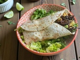 Wraps aux pleurotes bbq