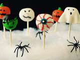 Cake pops monstrueux pour Halloween