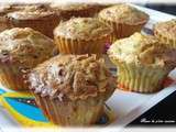 Muffins courgettes et coeur vache qui rit