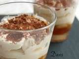 Tiramisu à la confiture de pêches de vigne vanillée