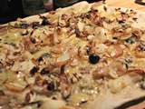 Pizza poire-roquefort de Colin